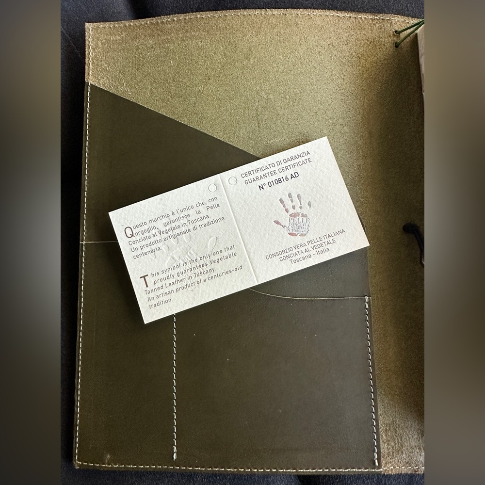 PAPER REPUBLIC Le Portfolio Olive Green A5 Size
** NEW condition - Picture 4 of 15